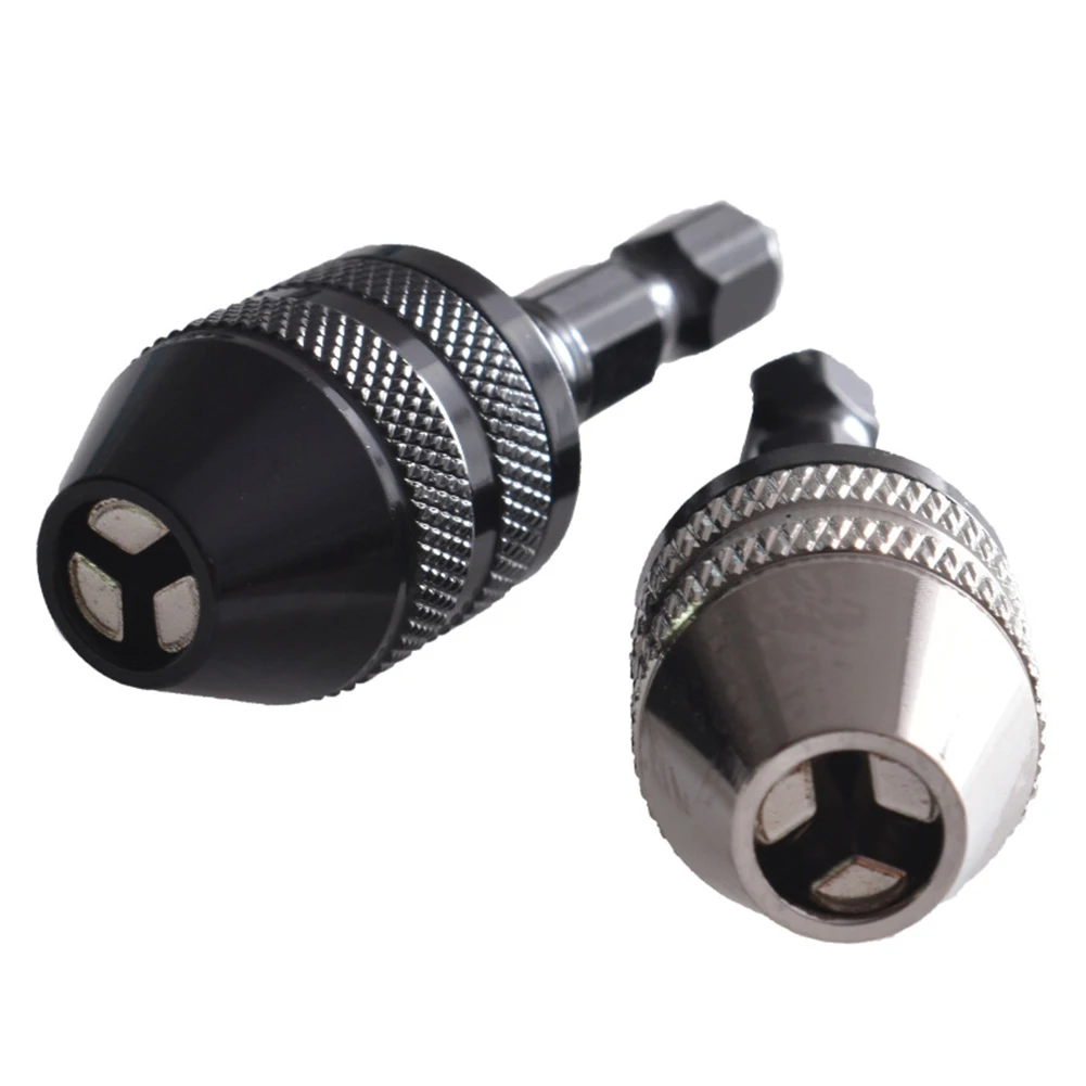 

2PCS Electric Screwdrivers Drill Chuck Universal Drive 6.35mm(1/4'') Hex Shank For Electric Tool Quick Change Converter