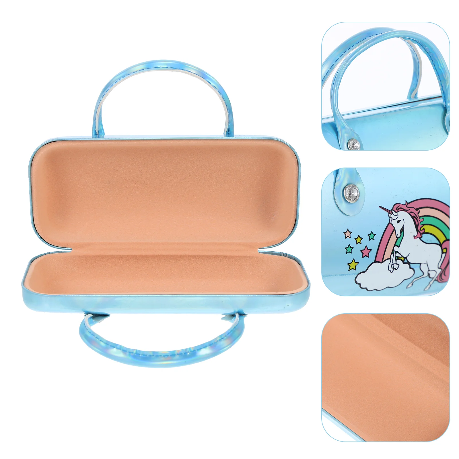

Glasses Case Portable Children Eyewear Box Cartoon Kids Storage Pattern Holder Sunglasses Eyeglasses Animals Design Hard