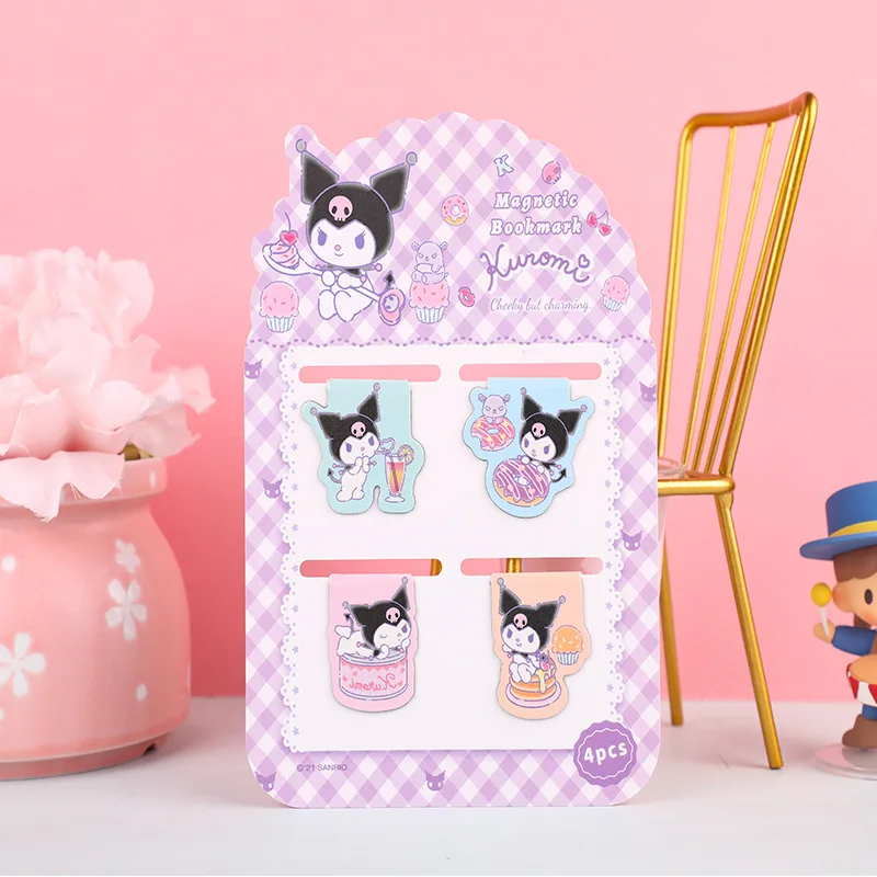 Sanrio Kuromi My Melody Littletwinstars помпон чистый необычный изысканный милый зажим для книг