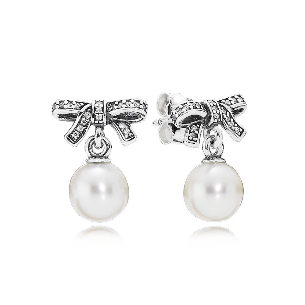 Pan The Same 925 Sterling Silver Crown Angel Wings Star Stud Fresh Dazzling Earrings |