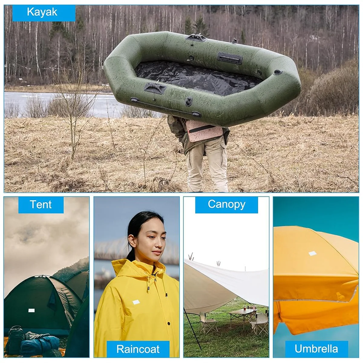 Комплект для ремонта надувных пластырей 2 8 дюйма X 20 шт. водонепроницаемая