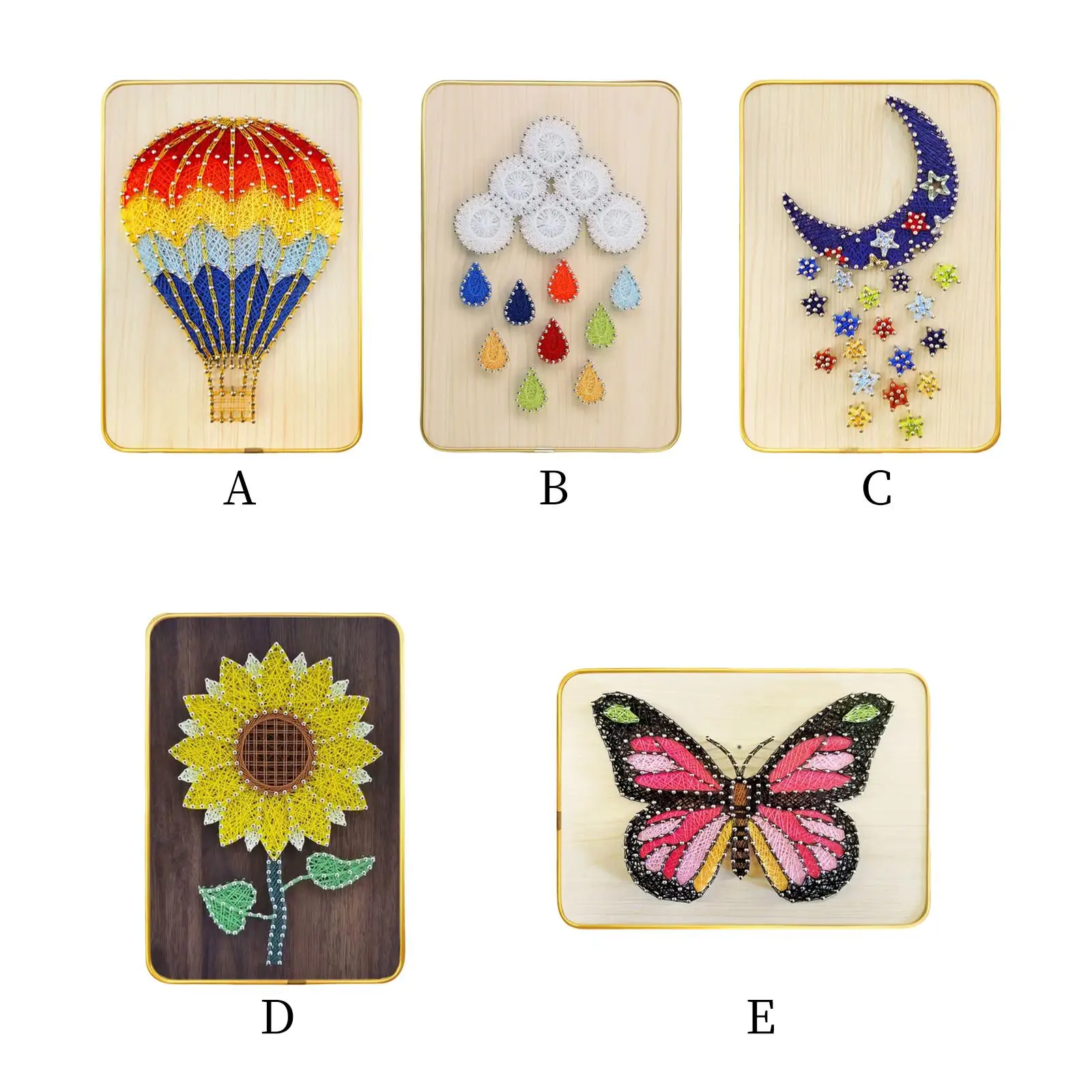 

String Art Winding Painting Decorations Frame Accs for Kids Students Teens