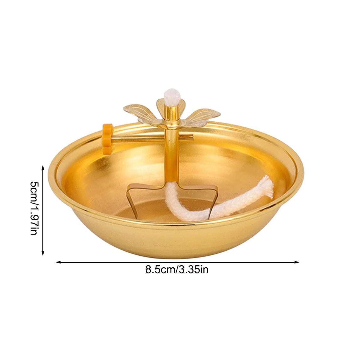 

Держатель лампы из сплава золотого цвета