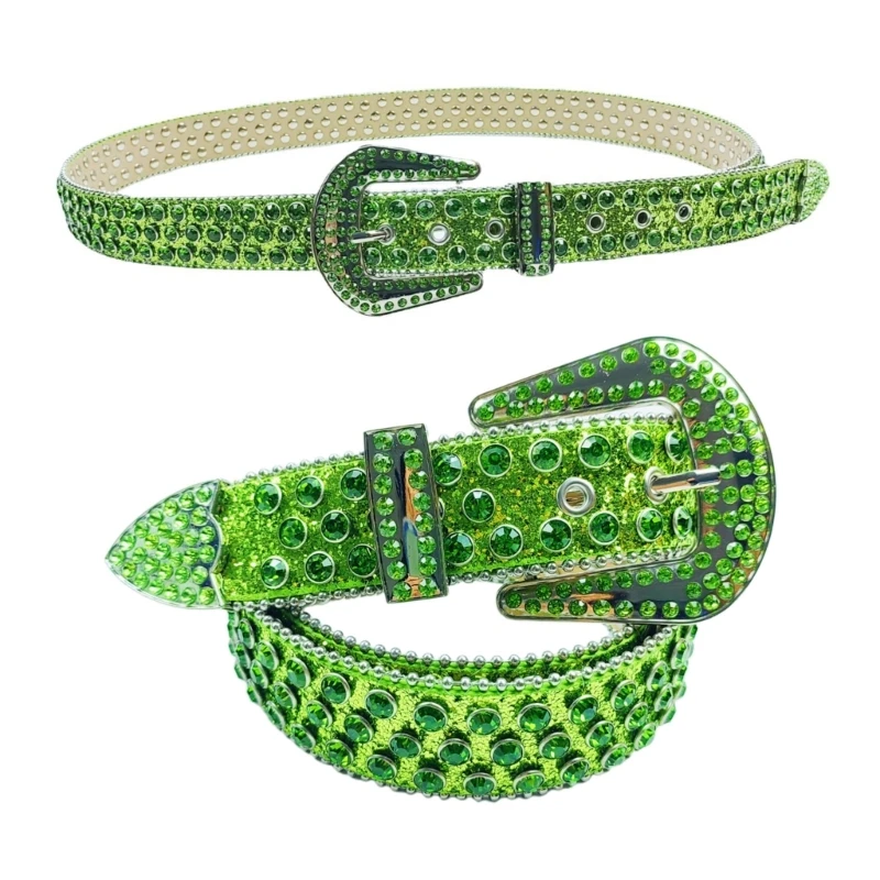 

Belts for Woman Man Adjustable Buckle Belt for Jeans Cowboy Cowgirl DropShip