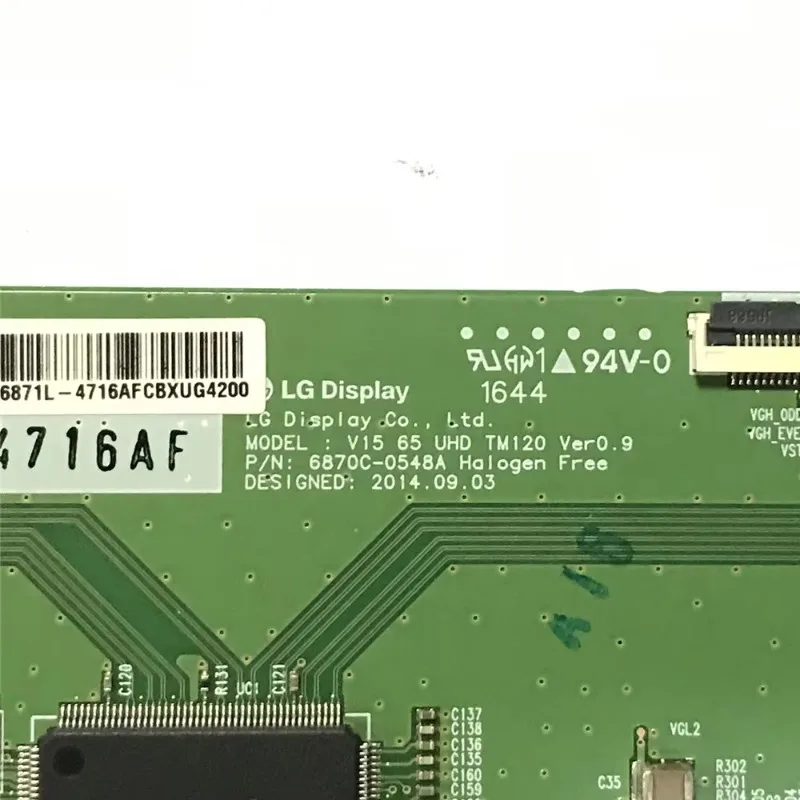 6870C-0548A Сменная плата T-Con пластина дисплея для ТВ-оборудования