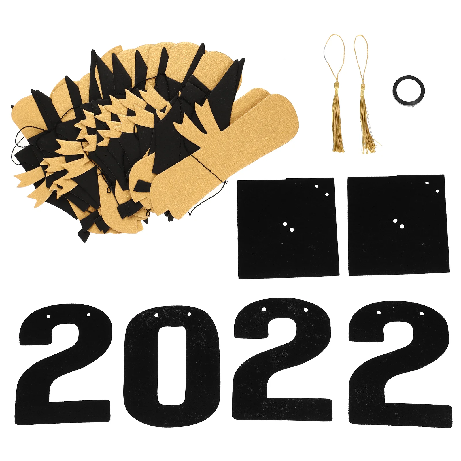 

2pcs Graduation Banners Party Decorations Unique Graduation Congratulation Decor