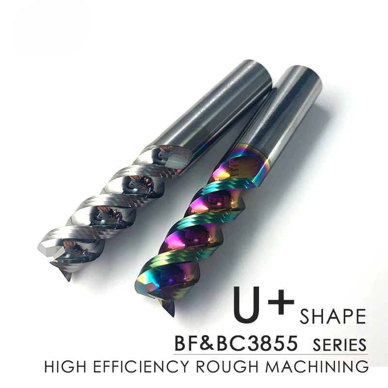 SIQI 3-зубая твердосплавная фреза вольфрамовая концевая инструмент с ЧПУ от 1 до 20