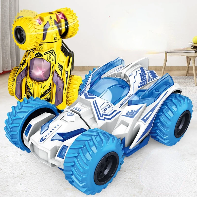 

Twist Transformer Tumbling Double-Sided Car Four-Wheel Drive Inertia Off-Road Vehicle Stunt Rotating Transformer Children's Toy