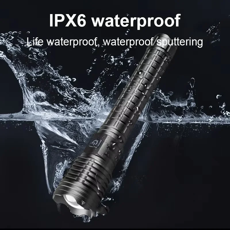 Самый мощный светодиодный фонарик высокой мощности 1000000 LM XHP360 Перезаряжаемый с