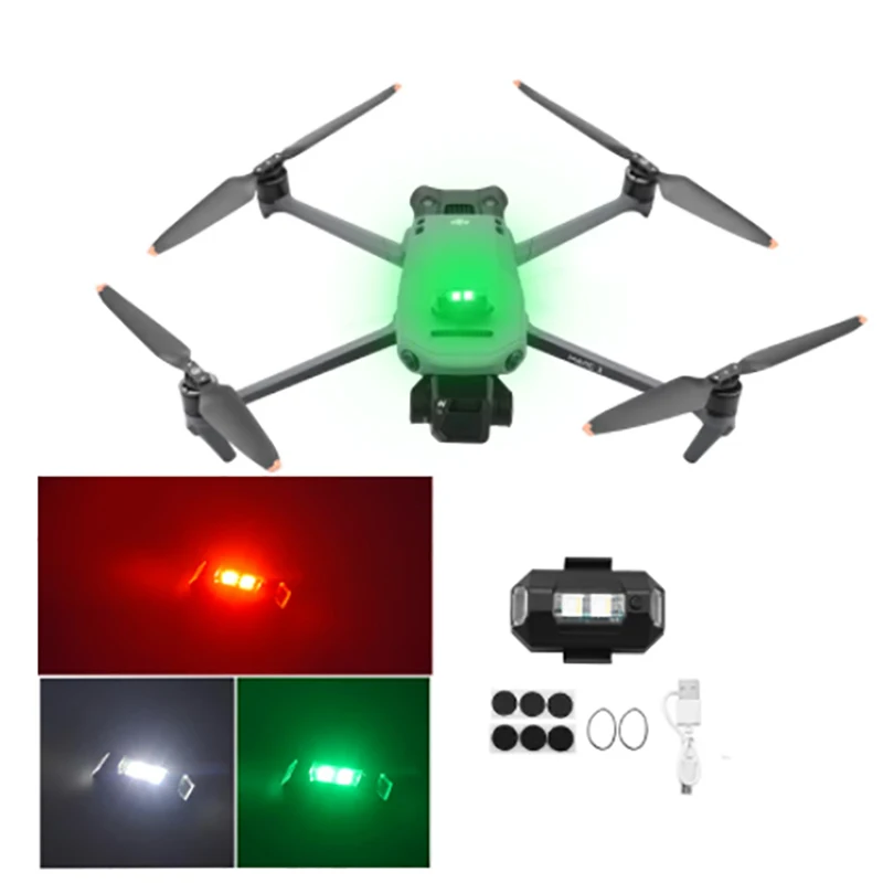 

7 Color Strobe Light for DJI Mini 3 Pro /Mavic 3/2/Mavic Air 2/2S/MINI 2/SE/FPV Anti-collision Warning LED Signal Indicator Lamp