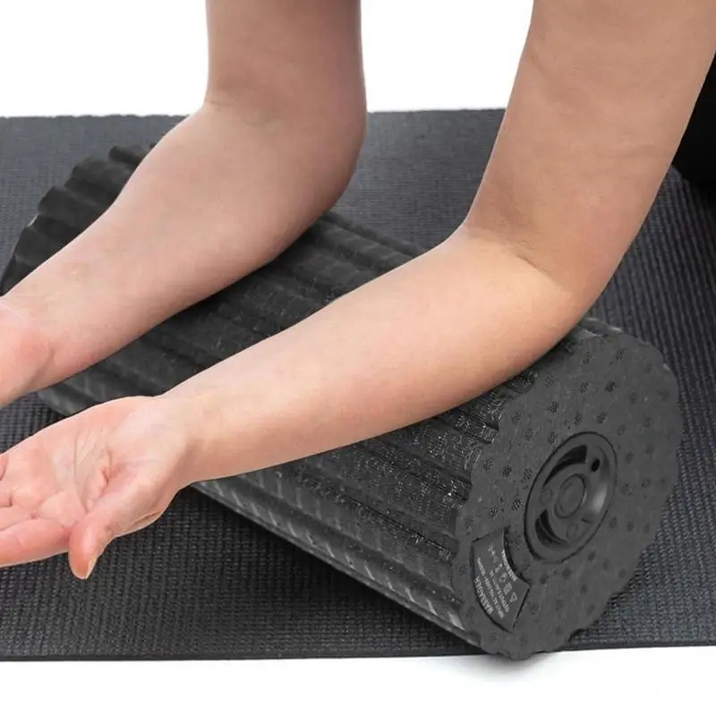 

Muscle Roller For Yoga Workout Fitness Vibrating Foam Roller, 4 Gear Rechargeable Vibrating Muscle Massage Roller, Portable Foam