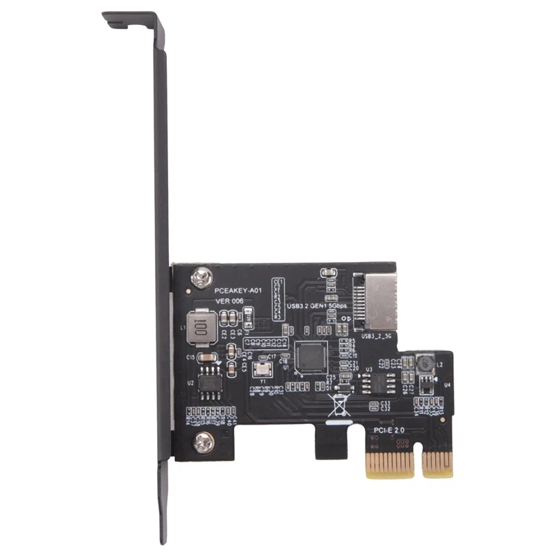 2X PCI-E 1X к USB 3 2 GEN1 5 Гбит/с Type-E A-Key расширения карты Фронтальная панель Type-C Интерфейс