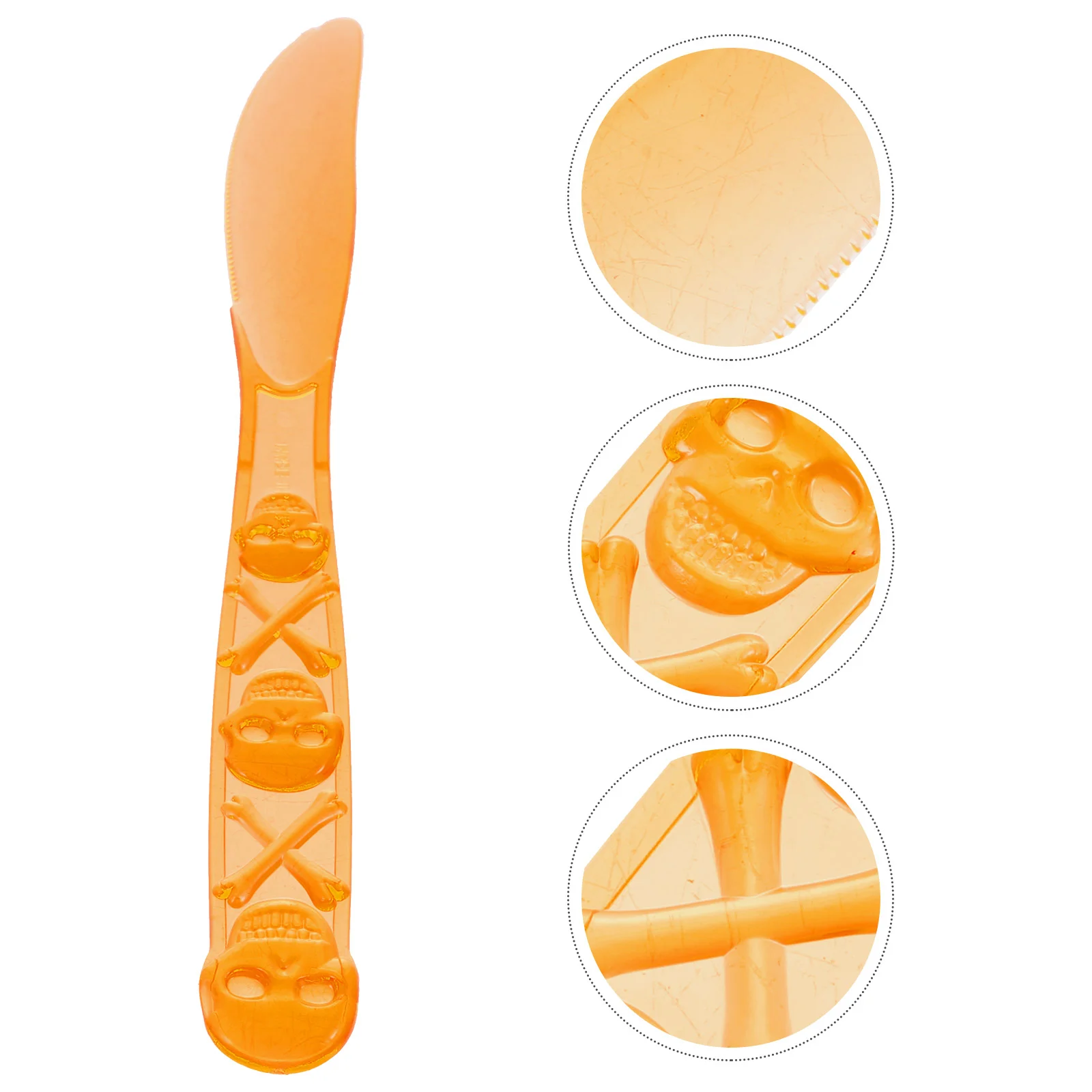 

12 Pcs Forks Table Adornments Dining Halloween Ornament Party Tableware Creative Plastic Flatware Kit