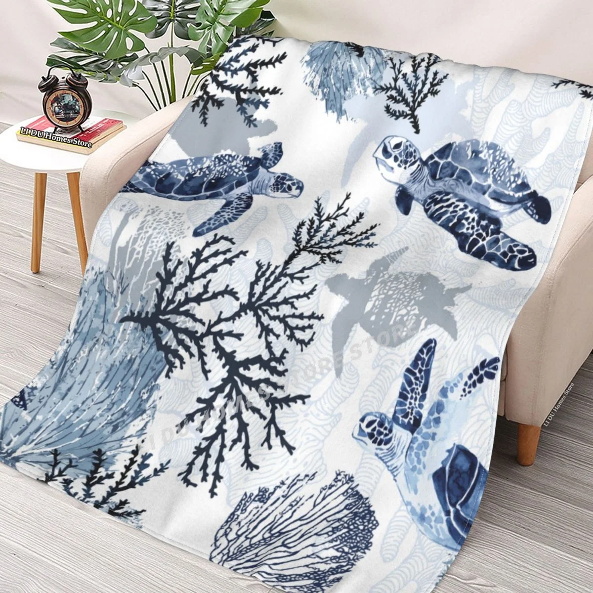 

Turtle Throw Blanket flannel Collage Blanket Bedding soft Cover Bedspreads Blankets