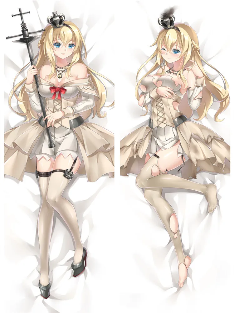 

Dakimakura Anime Kantai Collection KanColle Warspite Pillowcase DIY Custom Home Bedding Pillow Cover Hugging Body Pillow Case