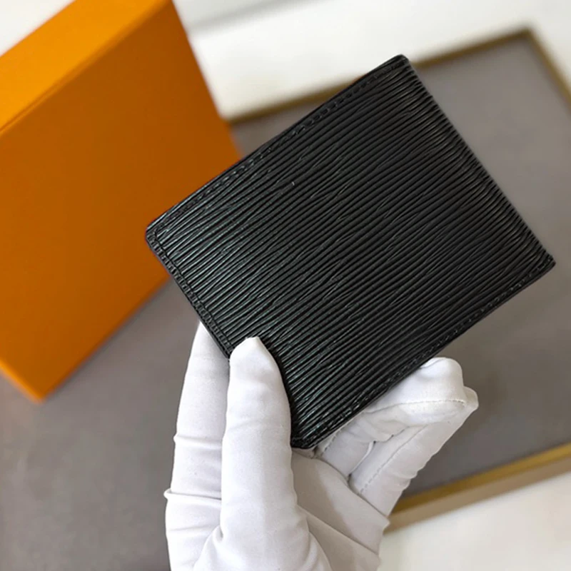 

Новинка 2023, Модный Роскошный дизайнерский бумажник для отдыха, короткий бумажник из ПВХ для мужчин и женщин