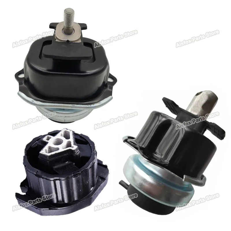 

Hydro Engine Motor Mounting And Transmission Support Set of 3 For BMW X5 X6 E70 E71 LCI 3.0d 22116795417 22116793016 22316864675