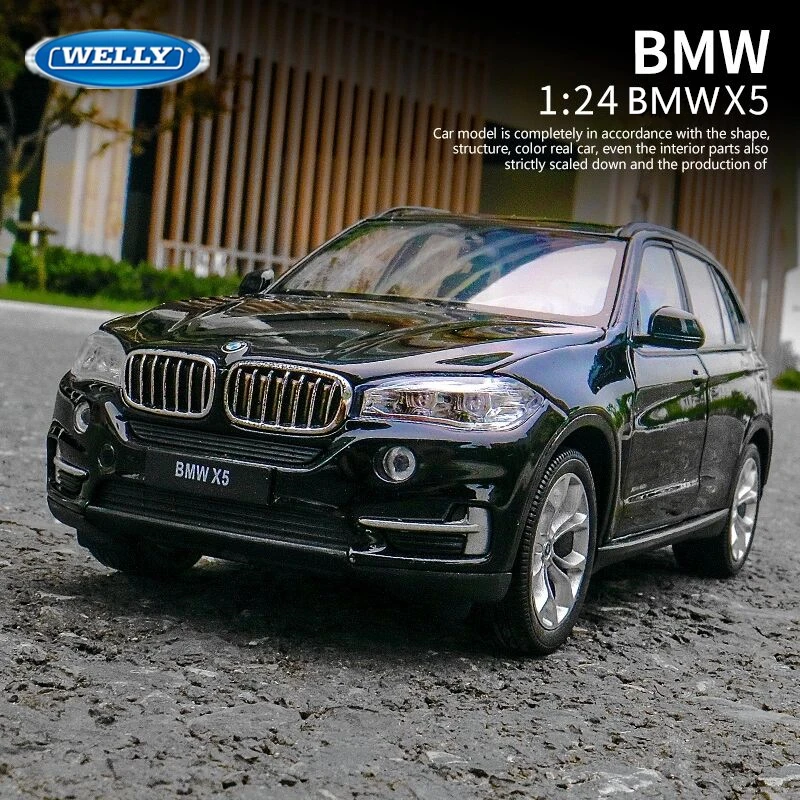 

WELLY 1:24 BMW X5 SUV Alloy Car Model Diecast Metal Toy Off-road Vehicles Car Model High Simulation Collection Children Toy Gift