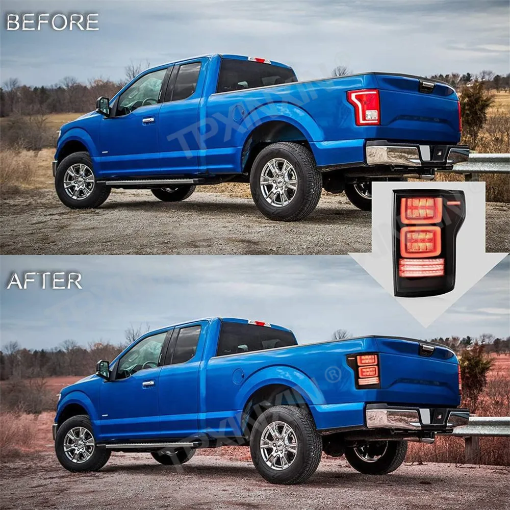 

Для FORD Raptor F150 2015-2020 фонарь заднего хода стандартная Тормозная лампа в сборе с перезаряженной системой освещения автомобиля