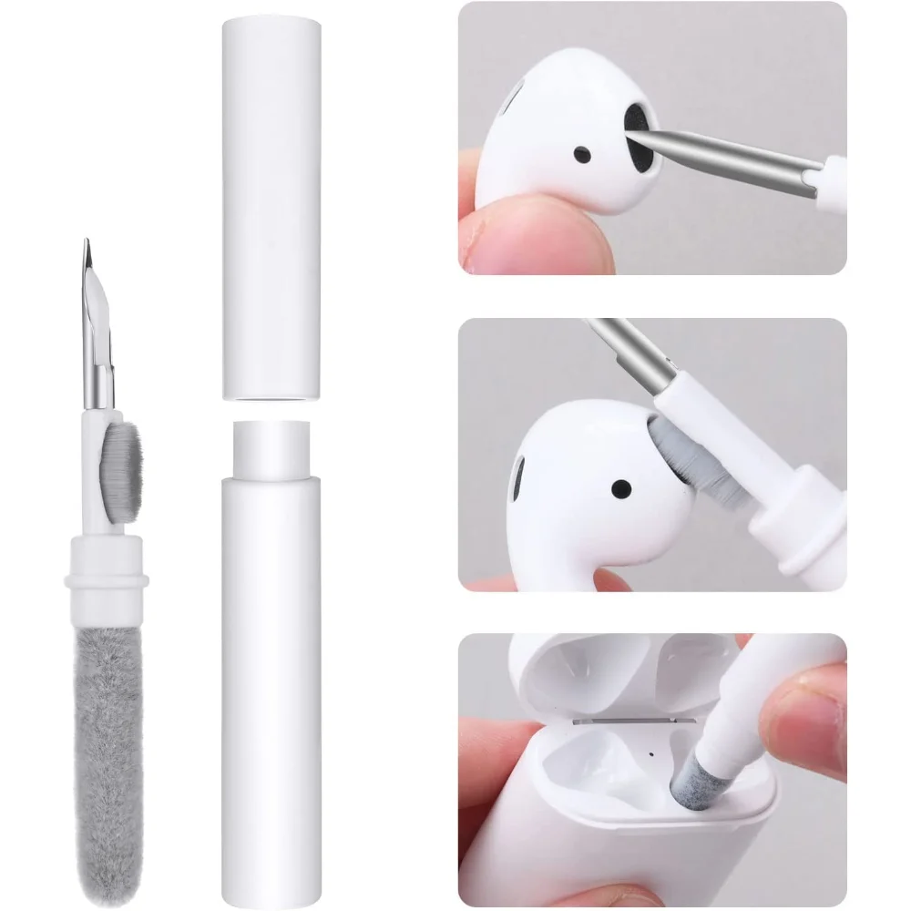 

New Type Earphone Earplug Cleaning Brush Pen Multipurpose Portable Multifunctional Wireless Earbuds Cleaning Brush