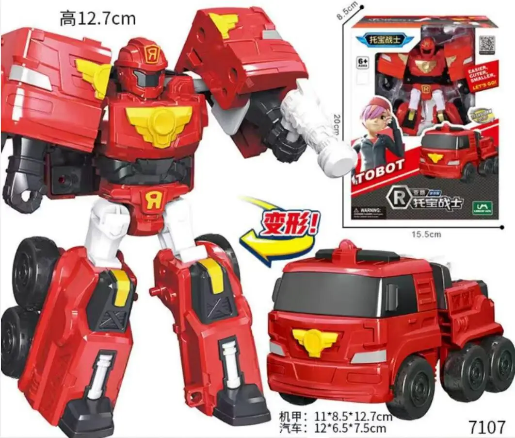 

2022 New Mini Tobot Transformation Robot Toys Korea Cartoon Brothers Anime Tobot Deformation Car Airplane Toys for Child Gift 12