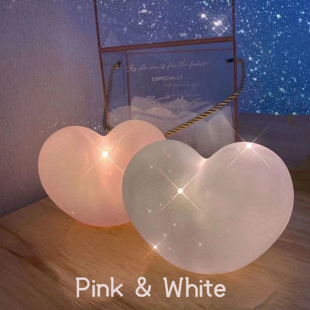 

INS Pink Night Light,Hand Crafted Need Wooden Base,USB Plug & Adapter,Bedside lamp,Salt Lamp Bulb,Perfect Valentine's Day Gift