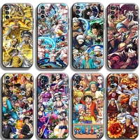japan anime one piece phone case for xiaomi redmi 9 9t 9at 9a 9c note 9 pro max 5g 9t 9s 10s 10 pro max 10t 5g luxury ultra
