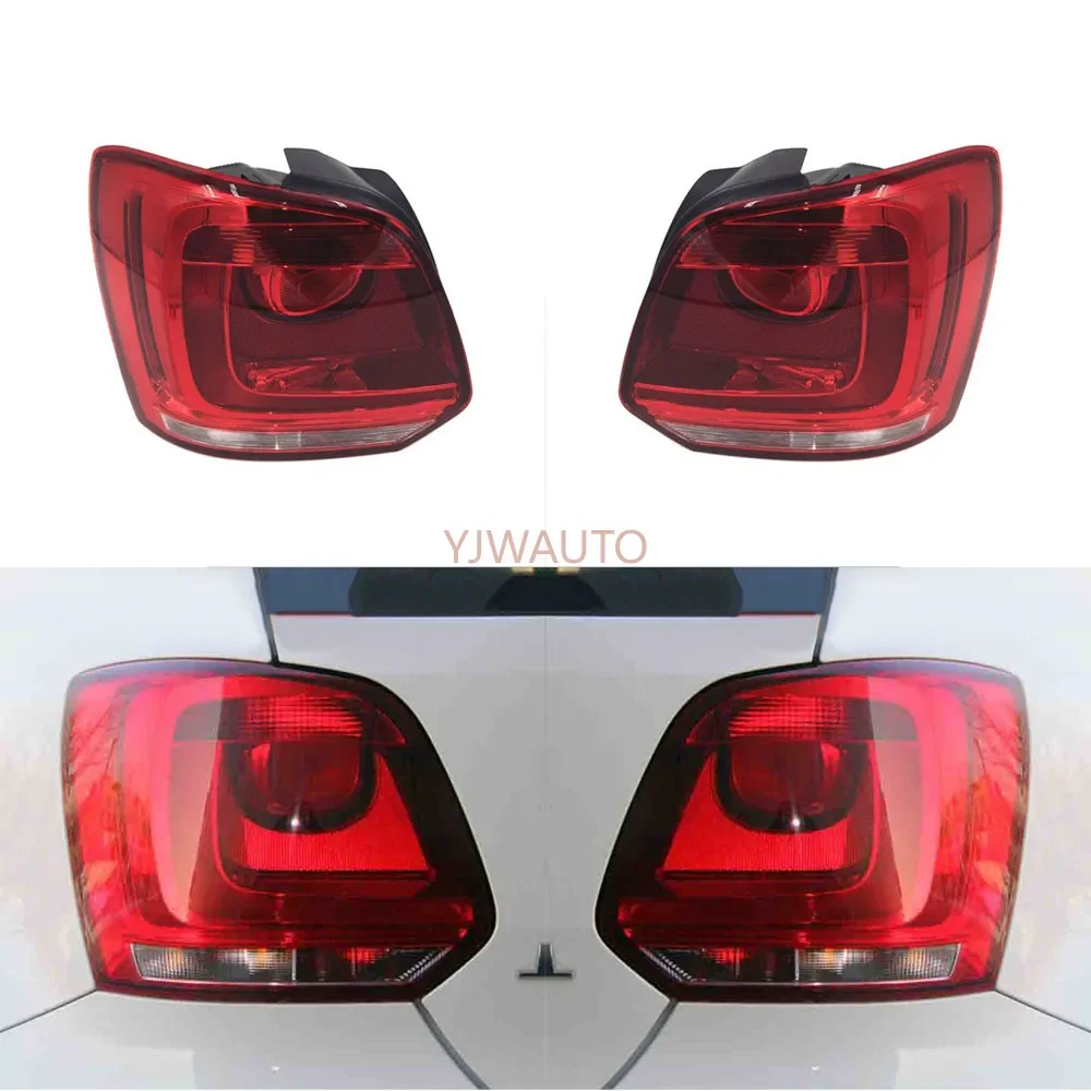 Фото Для VW Polo Vento Virtus 2013, задний фонарь автомобиля, задний фонарь в сборе, автоматический задний фонарь, стоп-сигнал, указатель поворота, противотуманная фара заднего вида №5