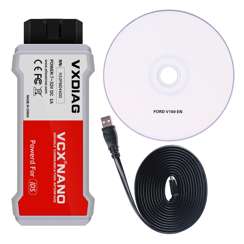 

VXDIAG VCX NANO For Ford OBD2 Car Diagnostic tool For Mazda IDS V121 automotivoJ2534 PCM ABS ECU Programming IDS V122