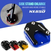 nx650 motorcycle parts side stand enlarge extension pad for honda nx650 nx 650 j x dominator 1993 1994 1995 1996 1997 1998 1999