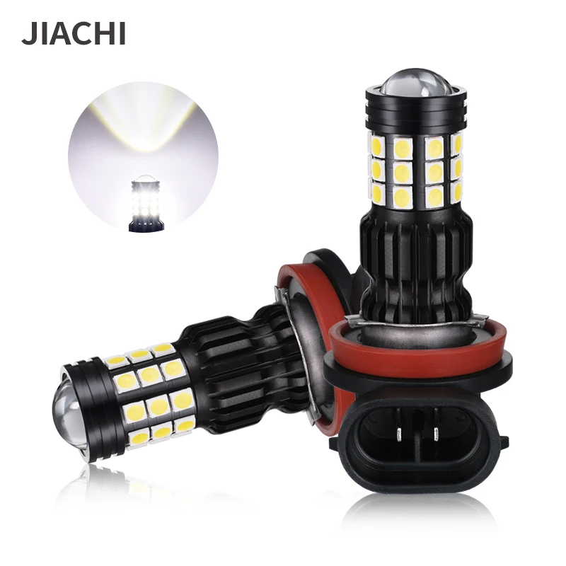 

JIACHI 50 шт. H11 H8 9005 HB3 9006 HB4 H10 для Светодиодный ных автомобильных противотуманных фар высокой мощности 2835 чипов 31SMD DRL, белые фонари лм, оптовая продажа