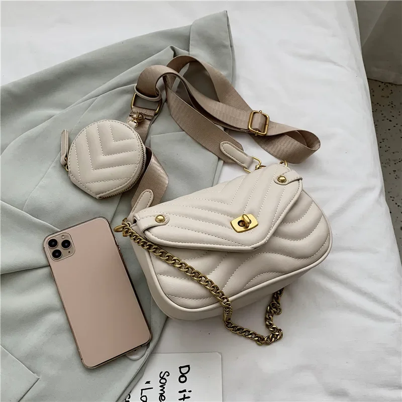 

Women's Bag Niche Design Senior Sense Small Fragrance Simple Chain Crossbody Bag Commuter Leather Small Square Bag