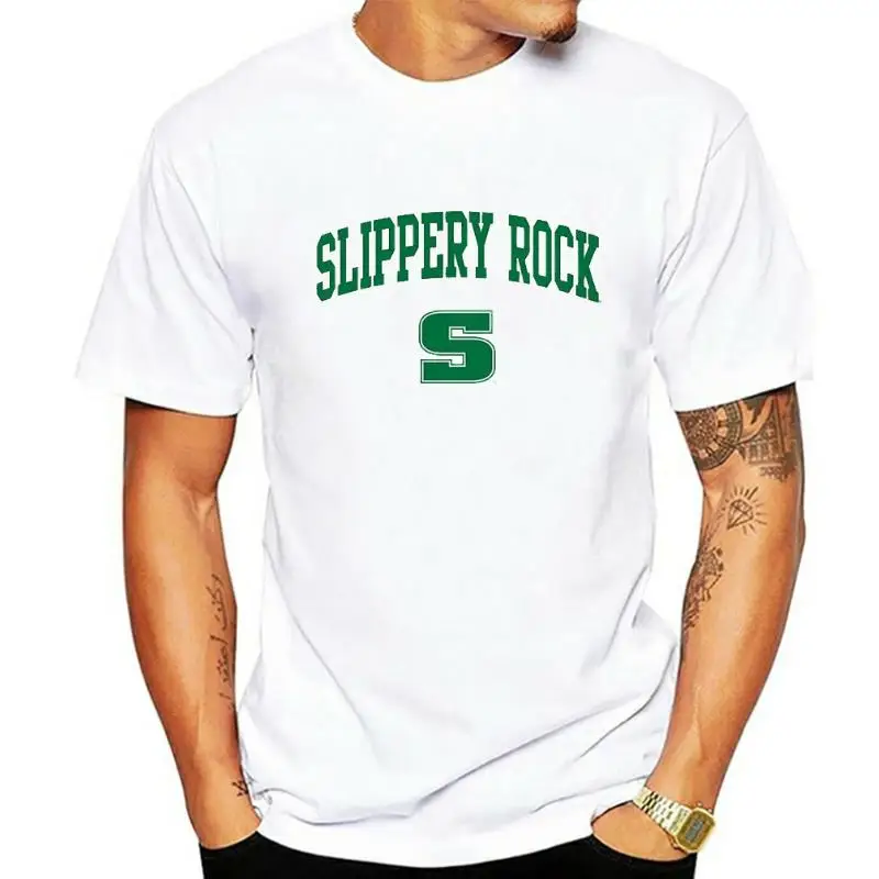 

Slippery Rock University Arch Logo Licensed Unisex Tee - White