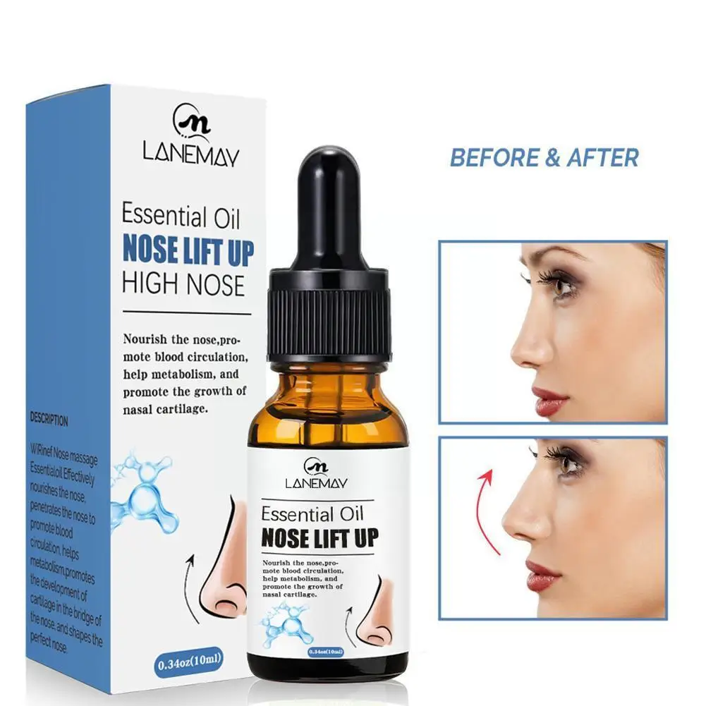 

Nose Up Heighten Rhinoplasty Essential Oil Lift Firming Bone Nose Repair Massage Skin Nasal Care Beauty Thin Smaller Remode T6C0