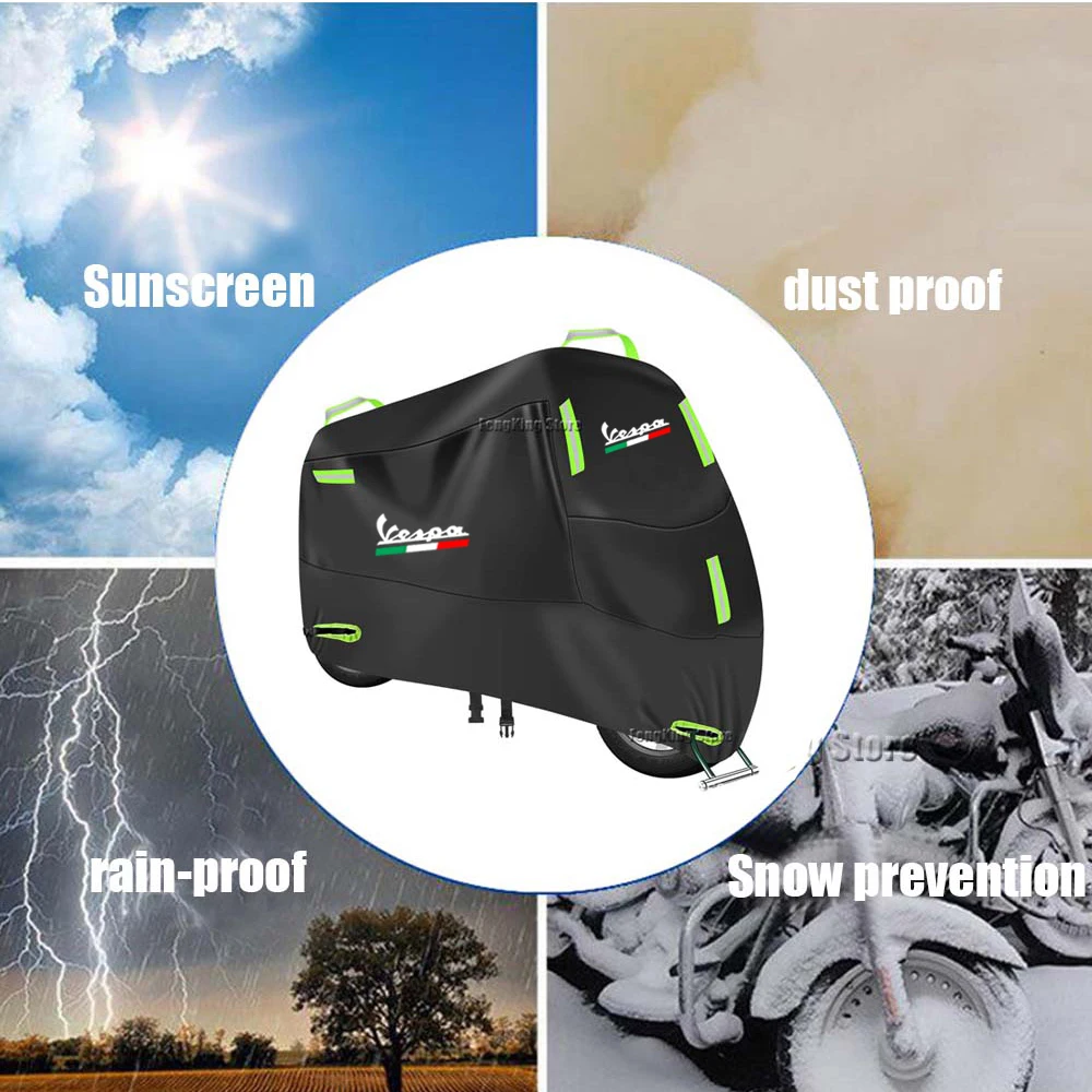 Для Vespa LV LXV sprintfrika 50 125 150 200 300 300ie Чехол для мотоцикла Водонепроницаемый уличный