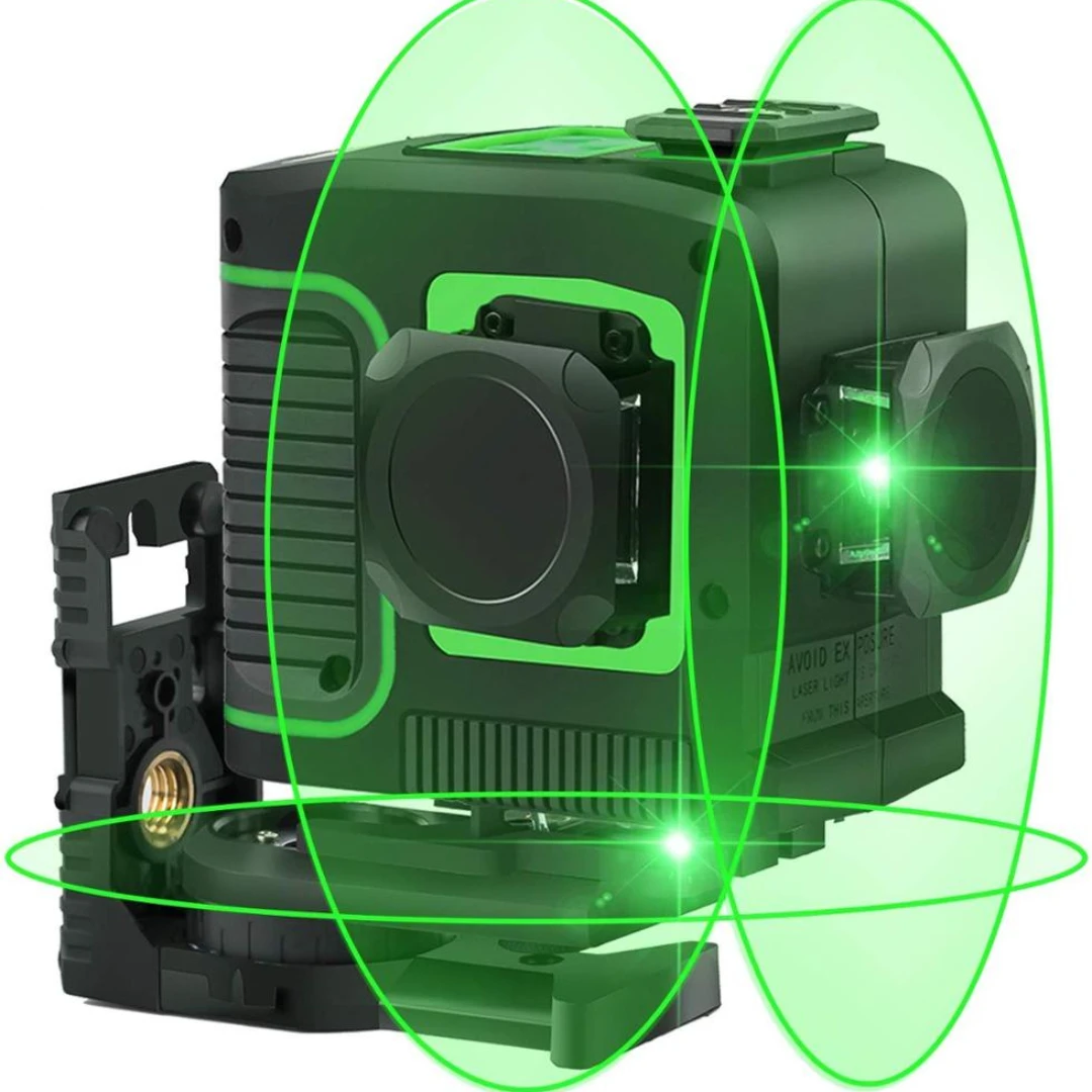 

Tolcat 12 lines 3D cheap automatic green cross rotary 360 degree floor self-leveling laser level machine