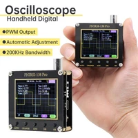 138pro handheld digital oscilloscope 2 5msas 200khz analog bandwidth support auto80khz pwm and firmware update