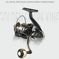spinning fishing reels smooth powerful light weight baitcast tackle accessories all metal blacking long range casting 2000 7000