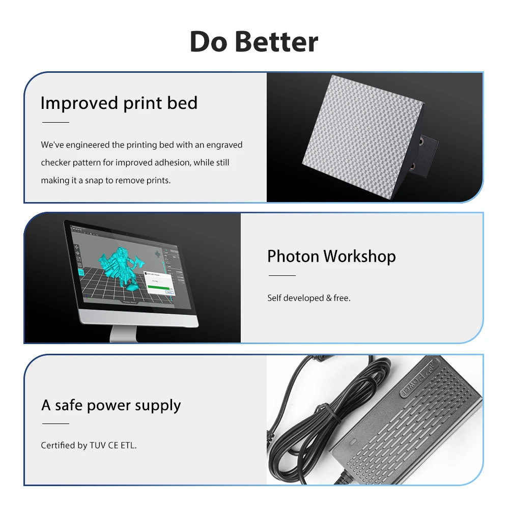 3D принтер ANYCUBIC DLP Photon Ультра высокая точность печати скорость 6 см/ч Смола с