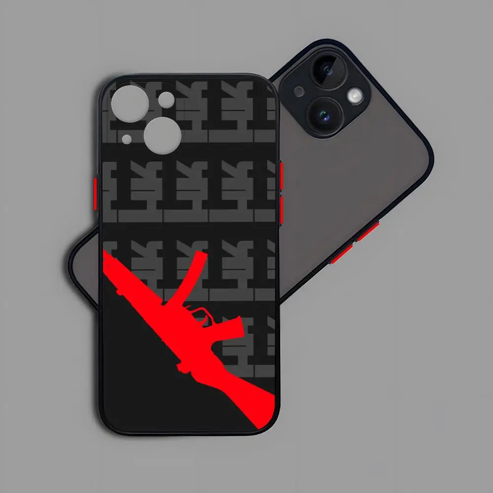 Фото Чехол для телефона Heckler Koch, матовый, прозрачный, для 16 15 iPhone 12 11 13 Pro Max X XR XS 8 SE Mini Plus, роскошная силиконовая задняя крышка №5