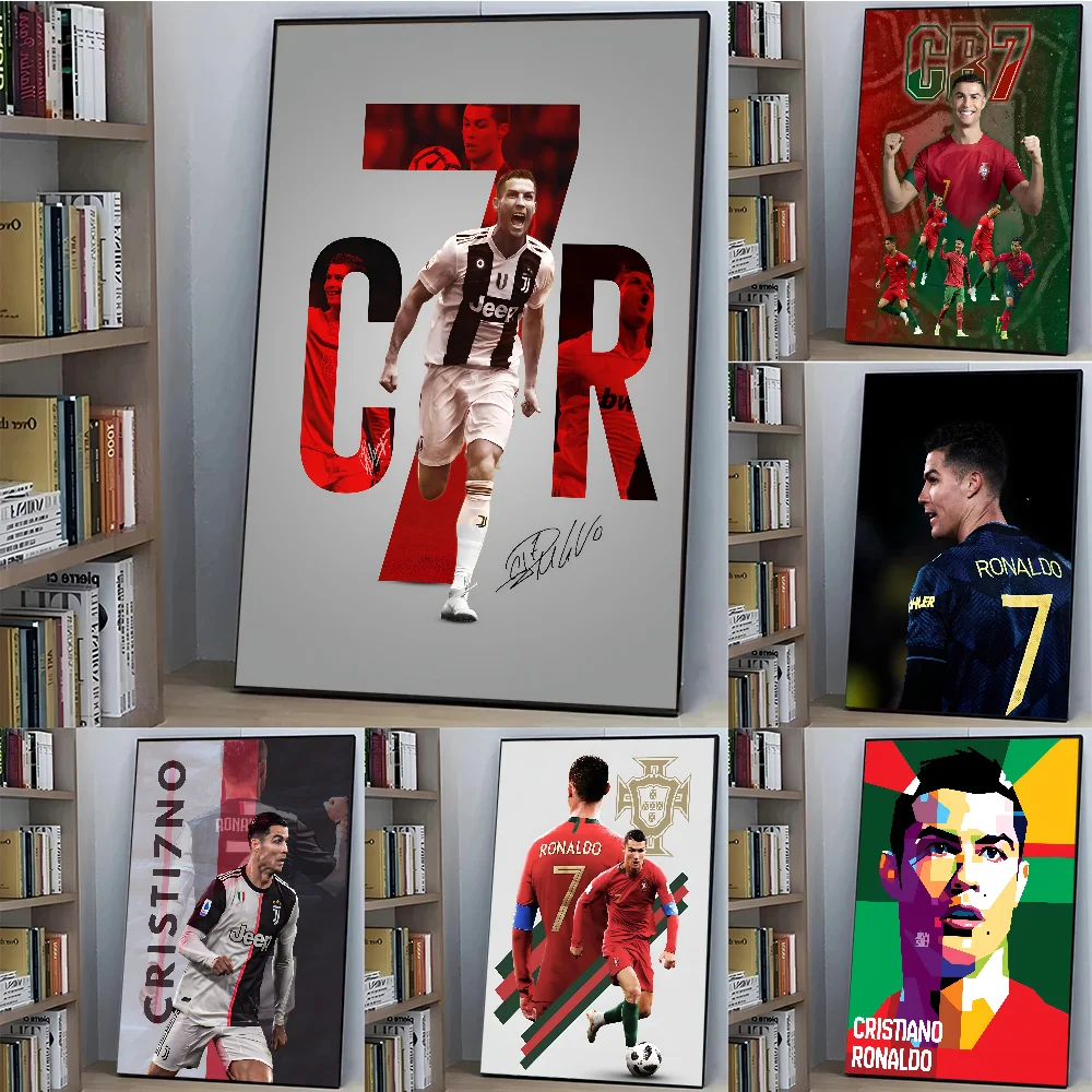 C-Cristiano R-Ronaldo CR7 Poster Paper Print Home Living Room Bedroom Entrance Bar Cafe Art Painting Decoration