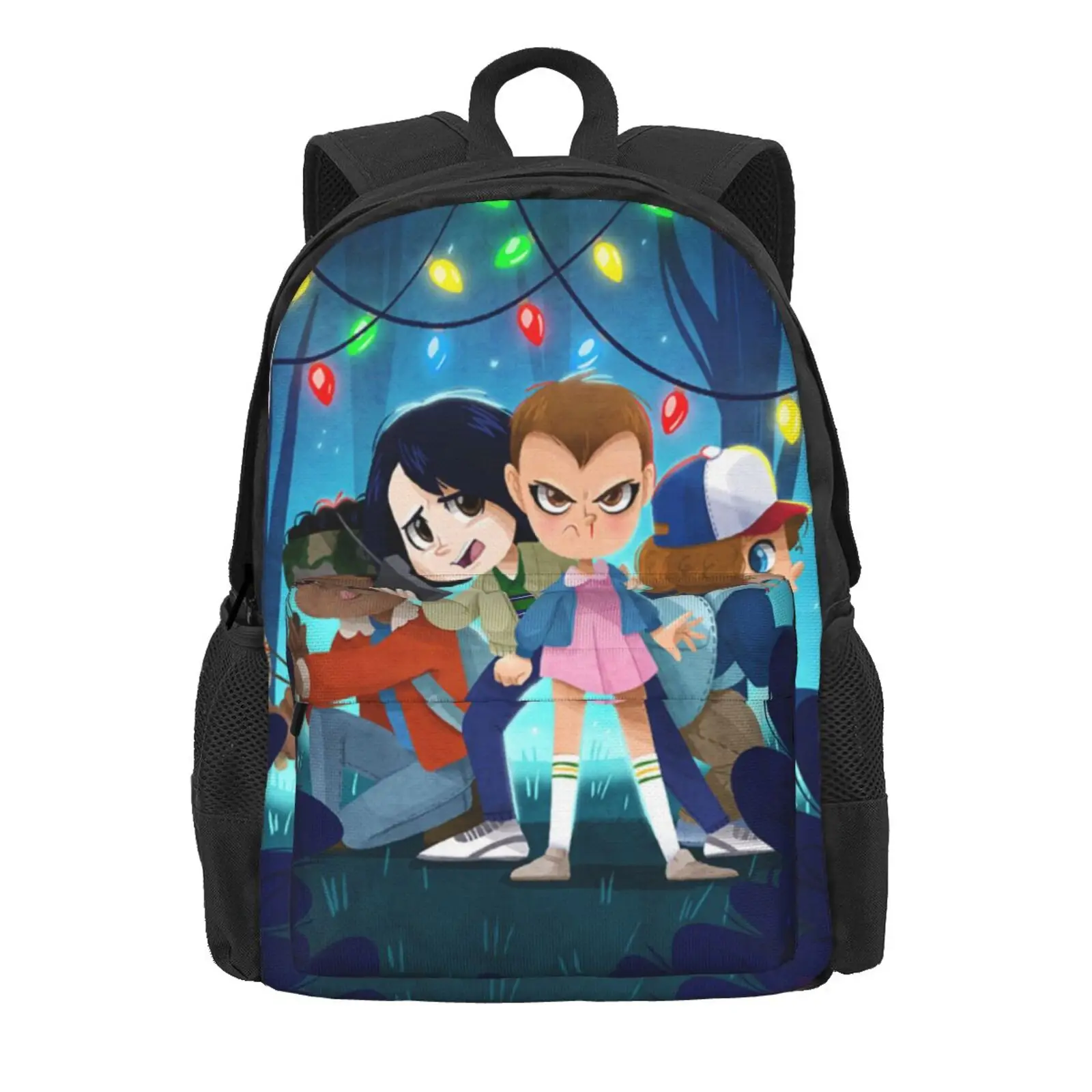 

Stranger Things 9 school bags Kawaii Bag Woman Schoolbag Sports Backpack Minibag Bag Woman Bag