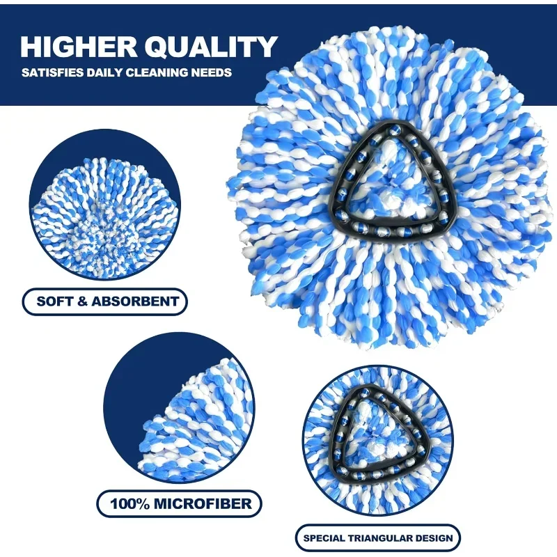 Экологичная ручная волчок из микрофибры сменная головка для Ocedar RinseClean бытовая