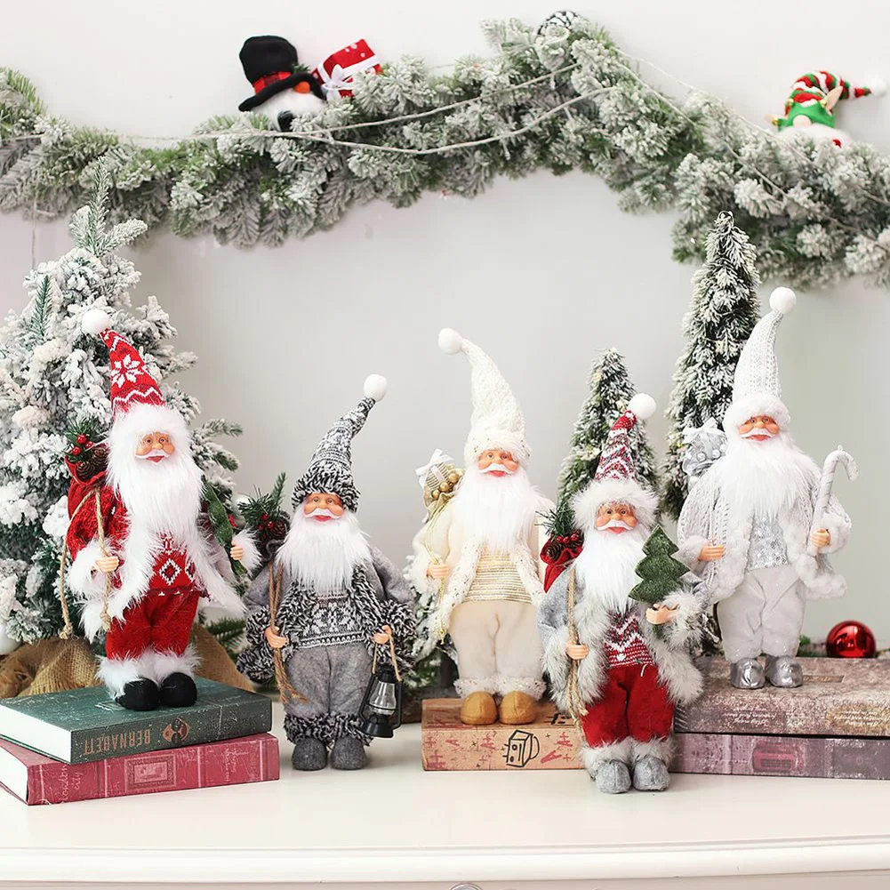 

Christmas Gnomes Plush Santa Doll With Light Dwarf Elf Christmas Decorations 2022 Merry Xmas Gift Desktop Ornament