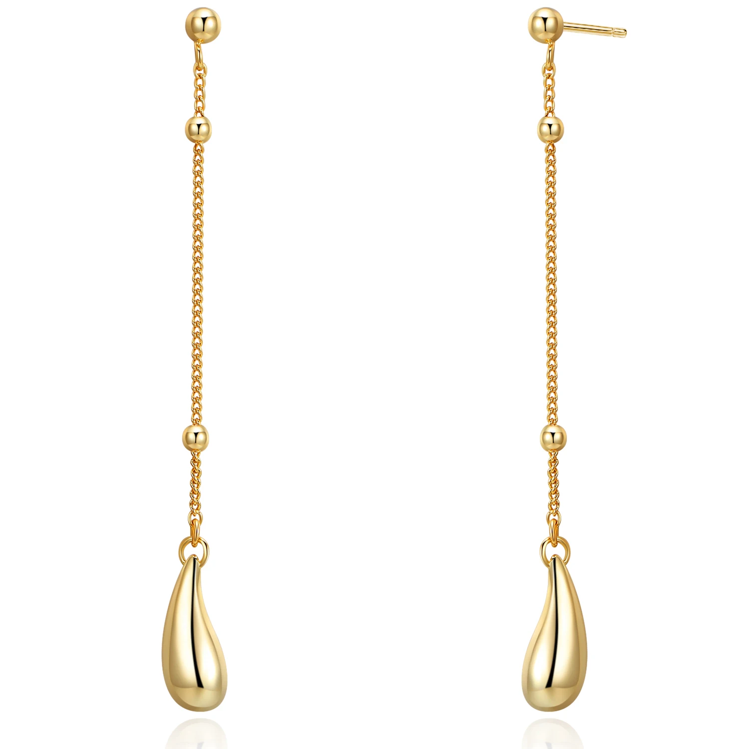 

7TO U Teardrop Dangle Earrings Water Drop Style Studs for Women Everyday Jewelry Gifts