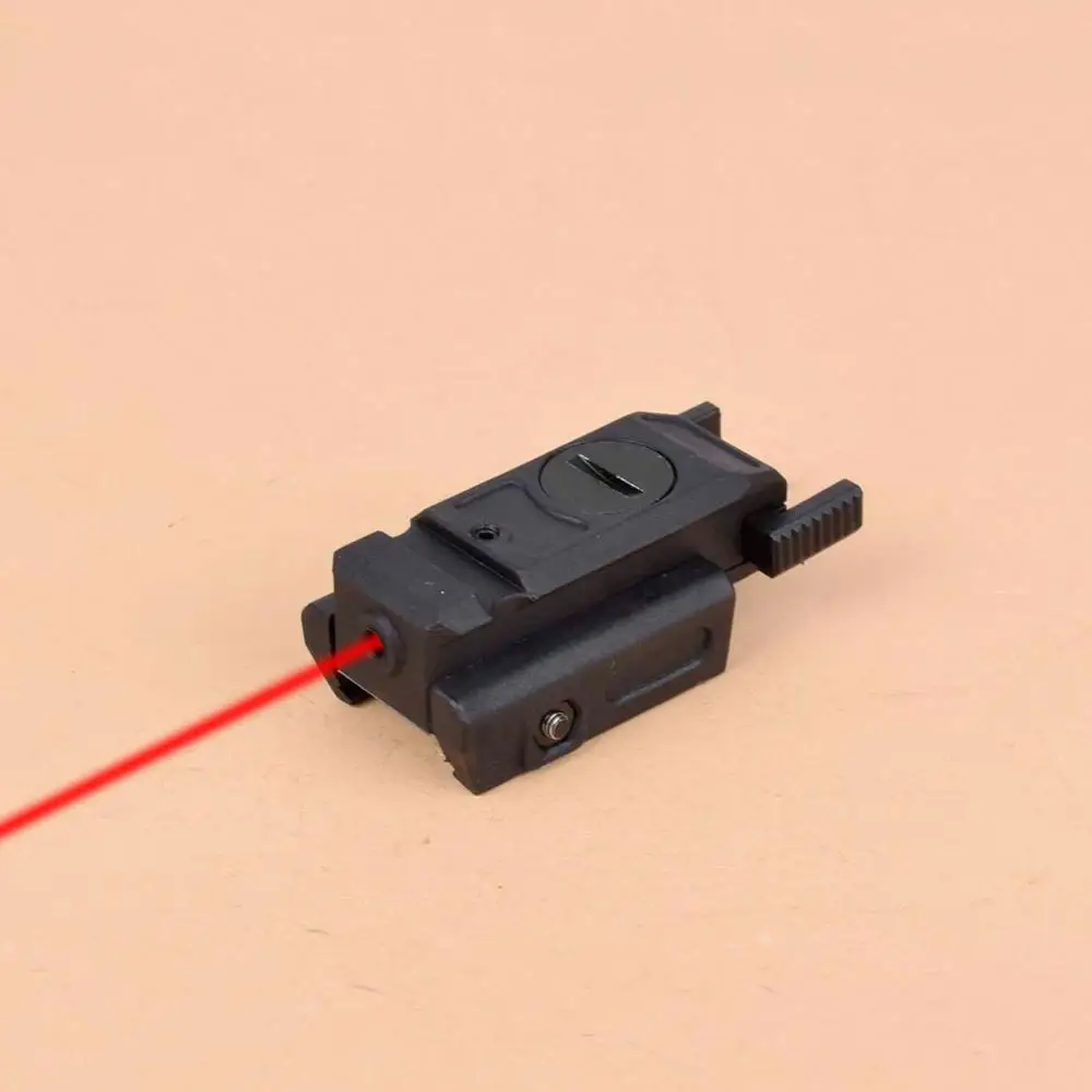 

Weapons Gun Laser Sight Tactical Laser Pointer Airsoft Pistol 20mm Picatinny Weaver Mount 11mm Dovetail Rail Glock 17 19 CZ-75