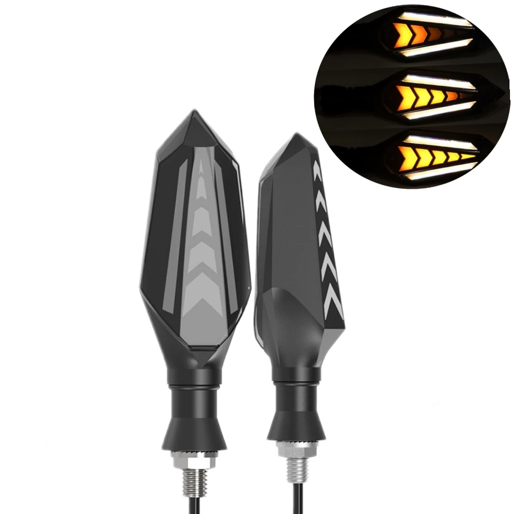 

Светодиодный указатель поворота для мотоцикла, последовательная плавная вспышка, индикаторные огни, ходовые огни, задний фонарь, аксессуары для мотоциклов