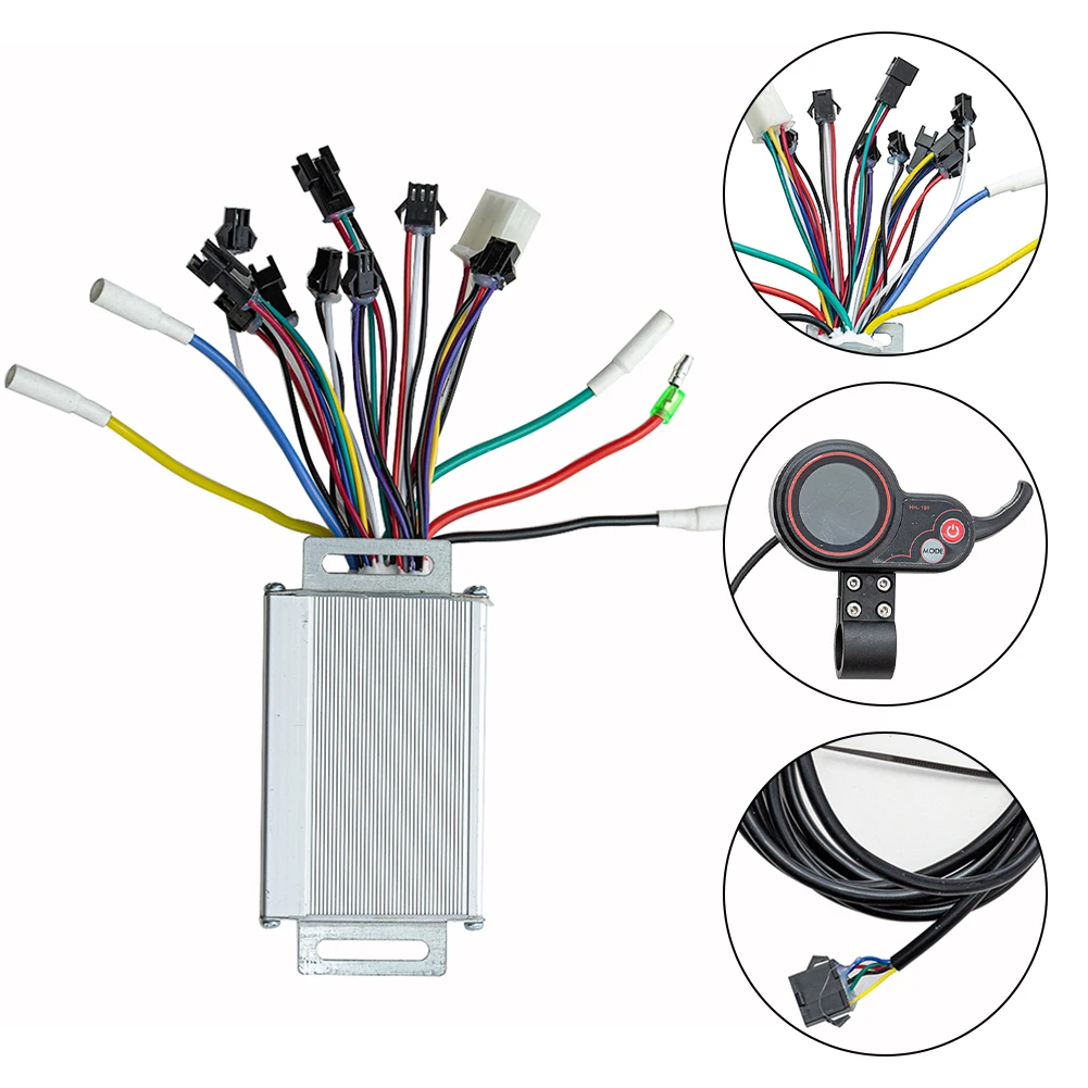 

E-bike Controller Intelligent Motor Motor Controller Scooter 350W 36V 48V Brushless Controller Display Electric