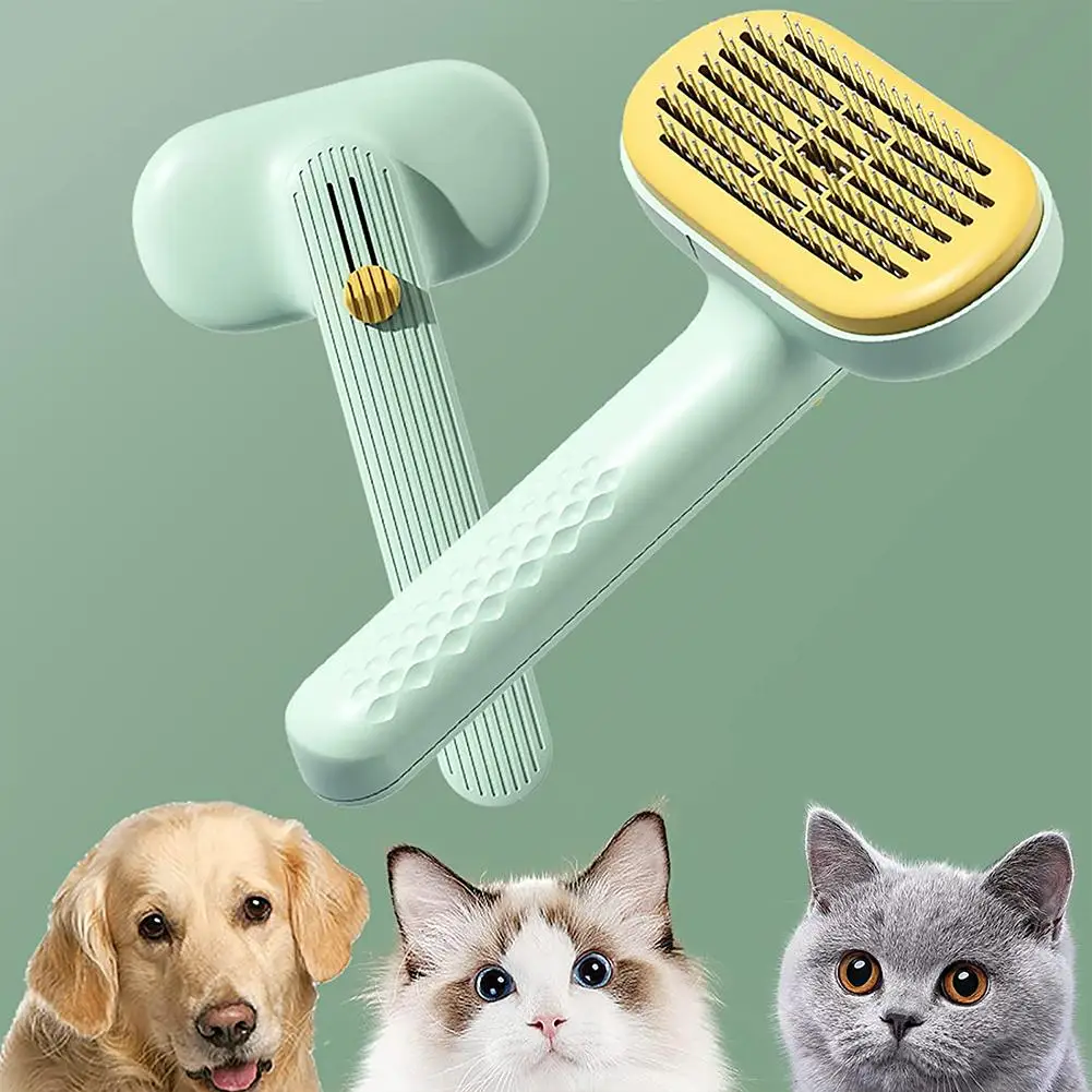 

Расческа для ухода ха шерстью животных Чистящая Щетка для удаления волос, принадлежности для очистки щенков, котят, собак