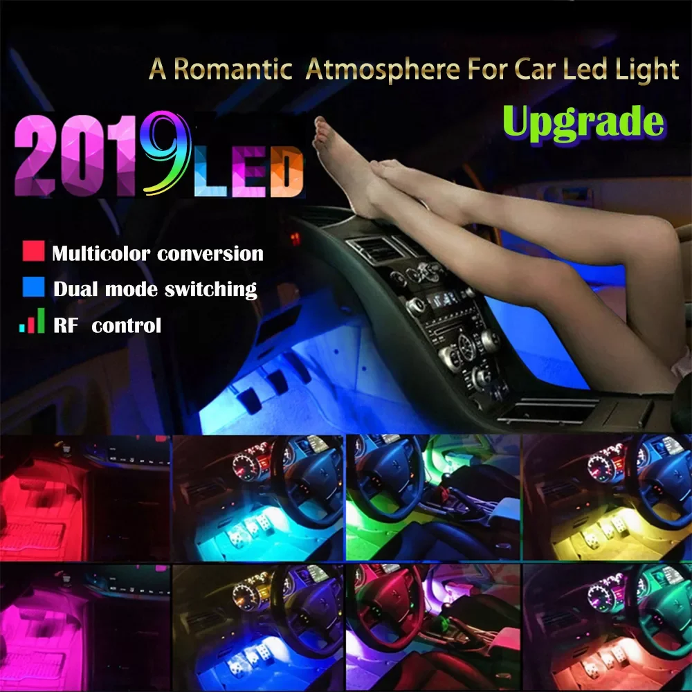 

Mini USB 4LED For Car Stage Lamp Portable Ball Lamps Party Decoration Colorful Neon Light Color Change Disco DJ Stage Lighting